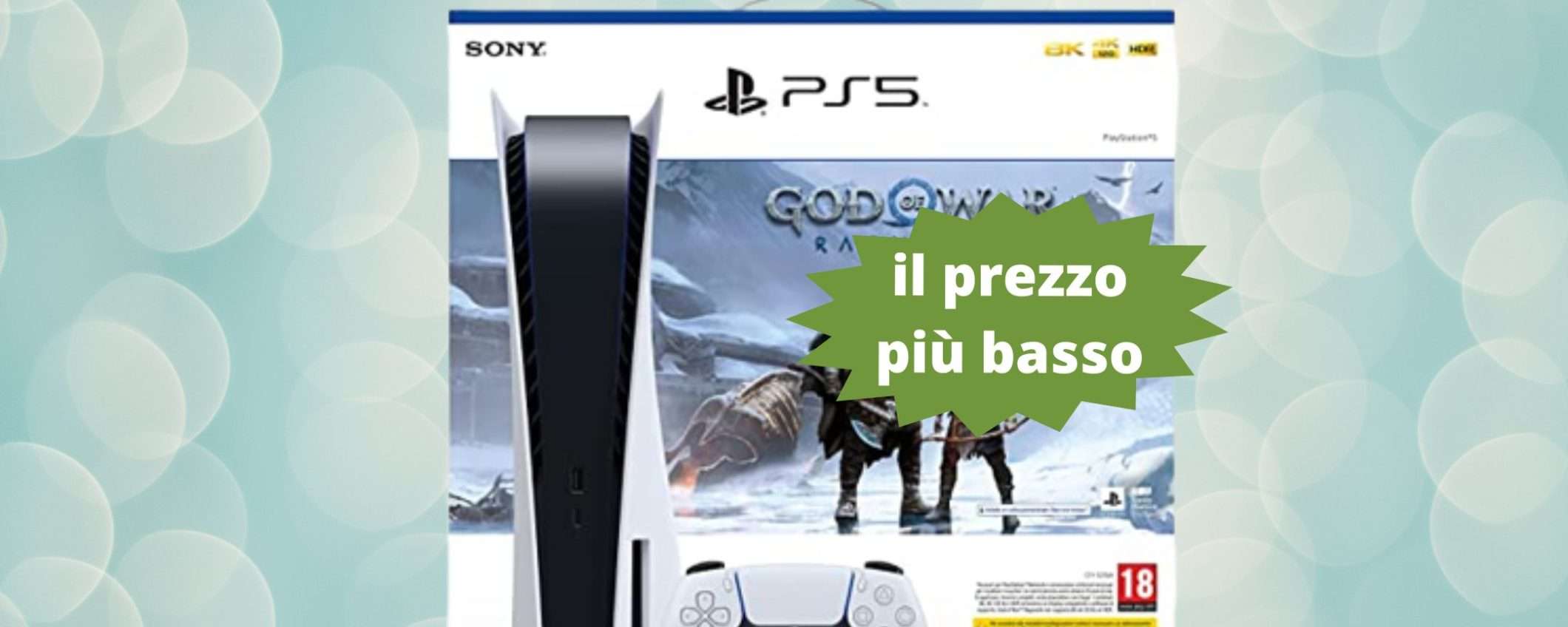 PlayStation 5 con God of War Ragnarök: l'occasione su Amazon