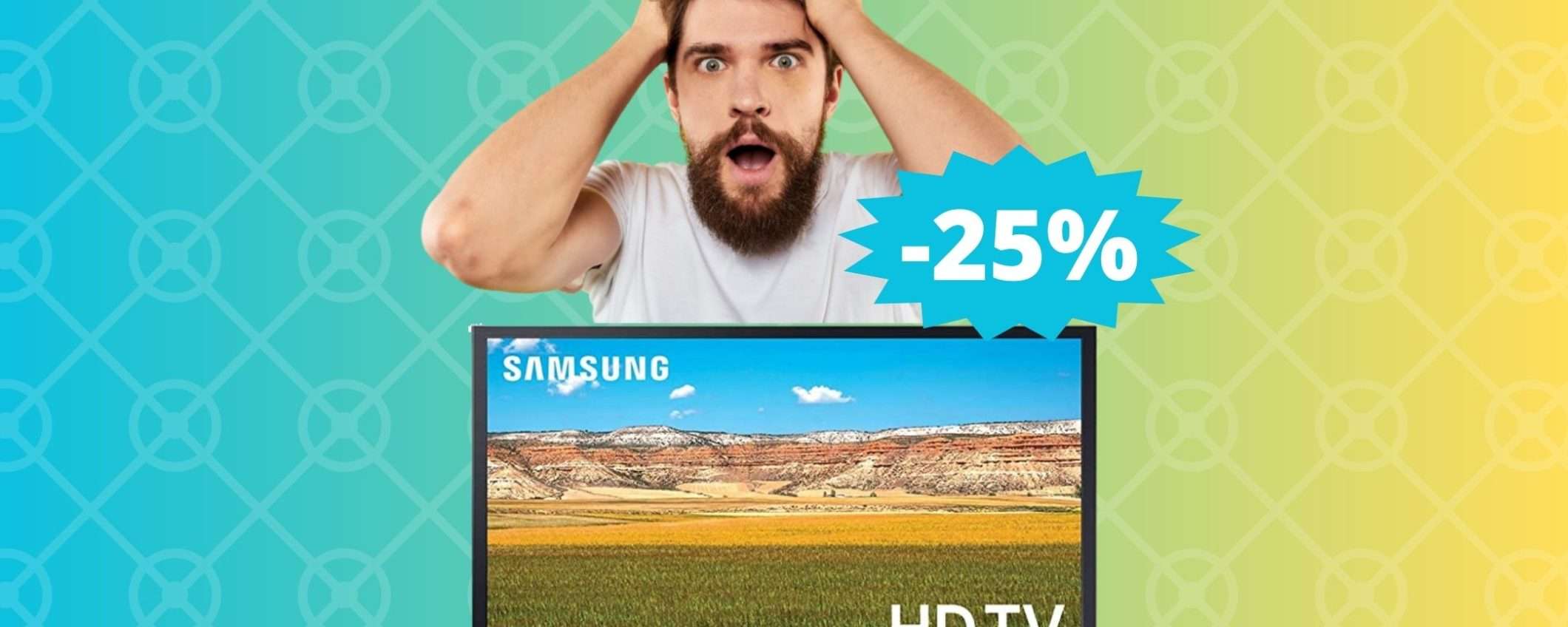 Smart TV Samsung: l'occasione che stavi cercando (-25%)