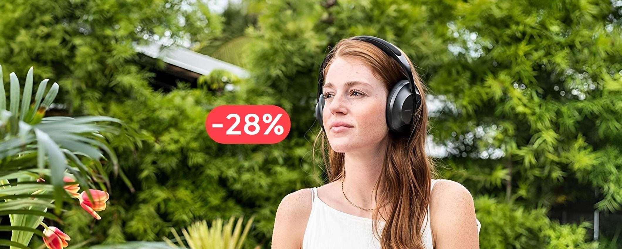 Cuffie Bose dal suono sorprendente: prezzo in caduta libera (-110€)