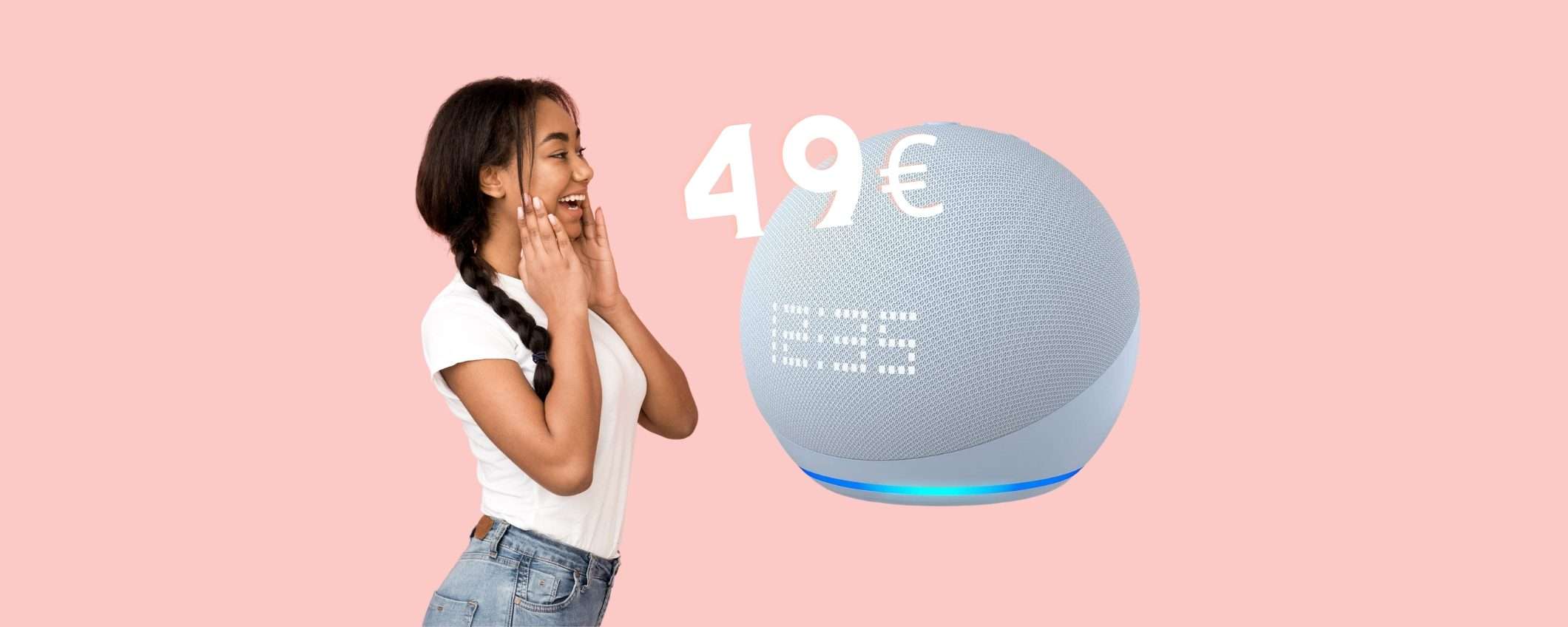 Echo Dot di 5ª generazione (2022) in super SCONTO a 49€ su Amazon