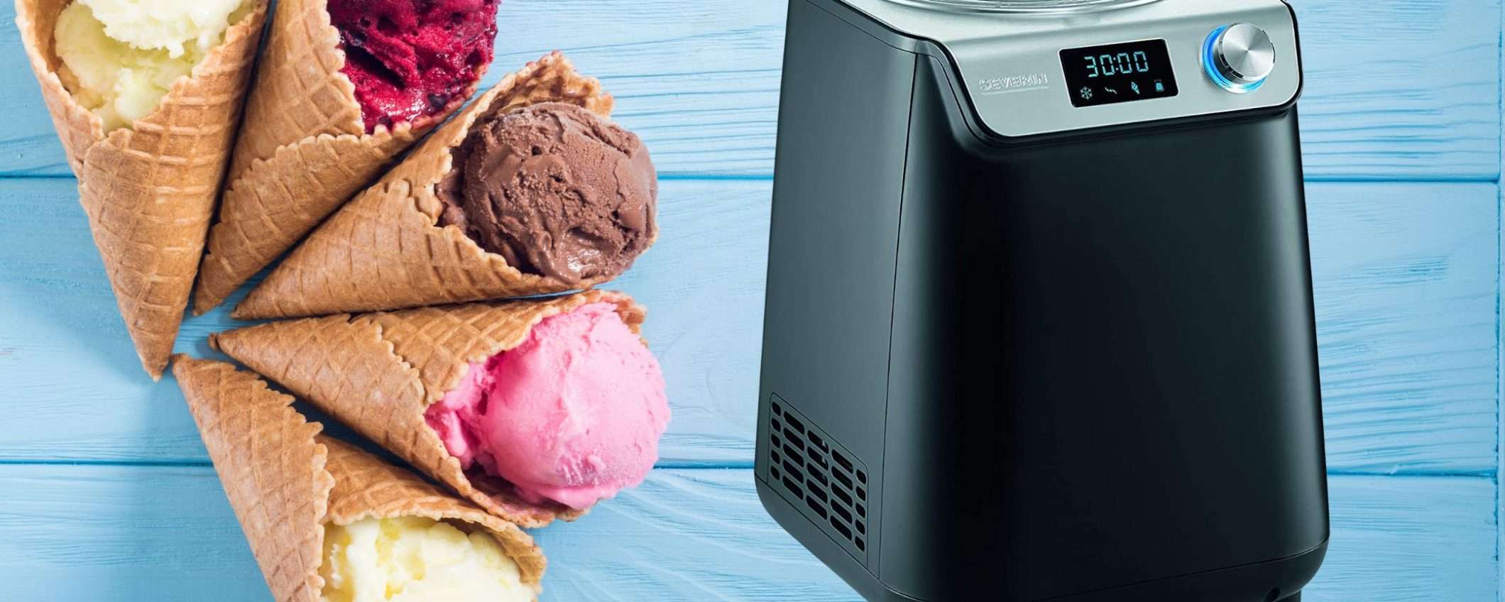 Gelatiera autorefrigerante (no cestello in freezer) a prezzo BASSISSIMO