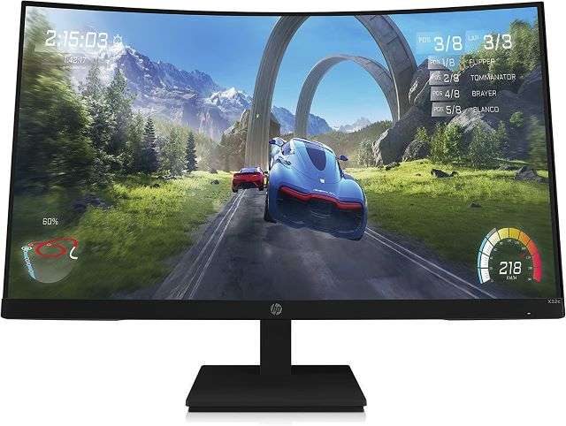 hp monitor curvo da gaming