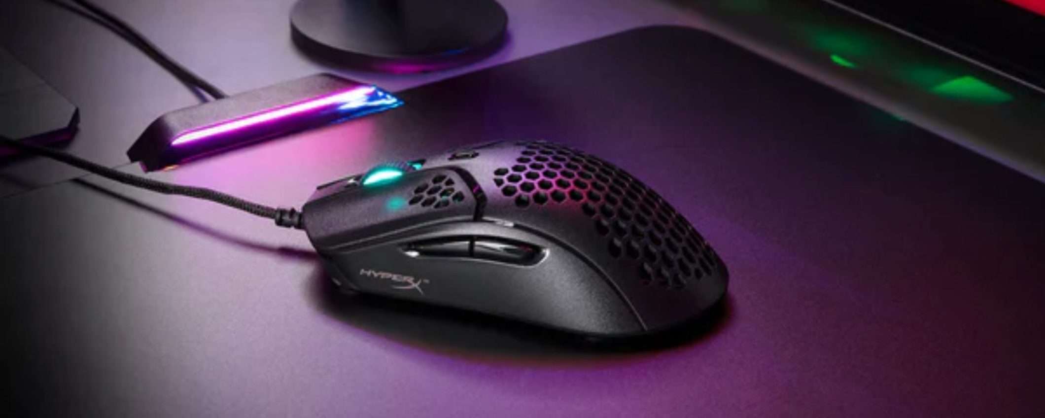 HyperX Pulsefire Haste, mouse da gaming SUPER LEGGERO al 50% su Amazon