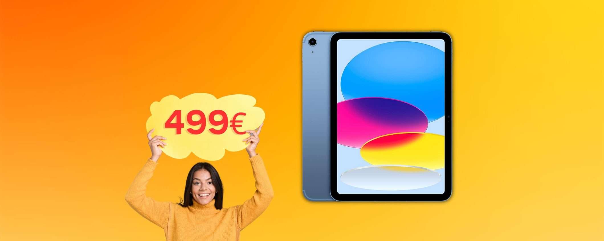 iPad 2022: oggi è il giorno giusto per acquistarlo, super sconto