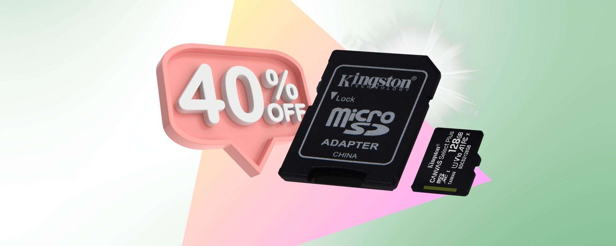Kingston Canvas Select Plus: solo 10€ per la microSD da 128GB