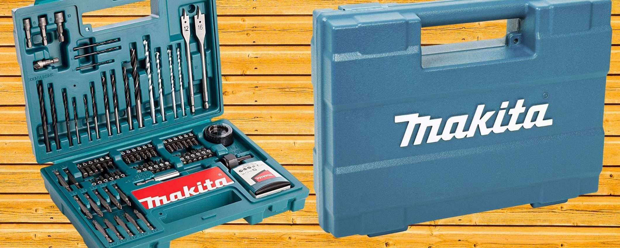 Makita, sconto SHOCK su Amazon: mega kit 100 in 1 a 24€, follia pura (-56%)