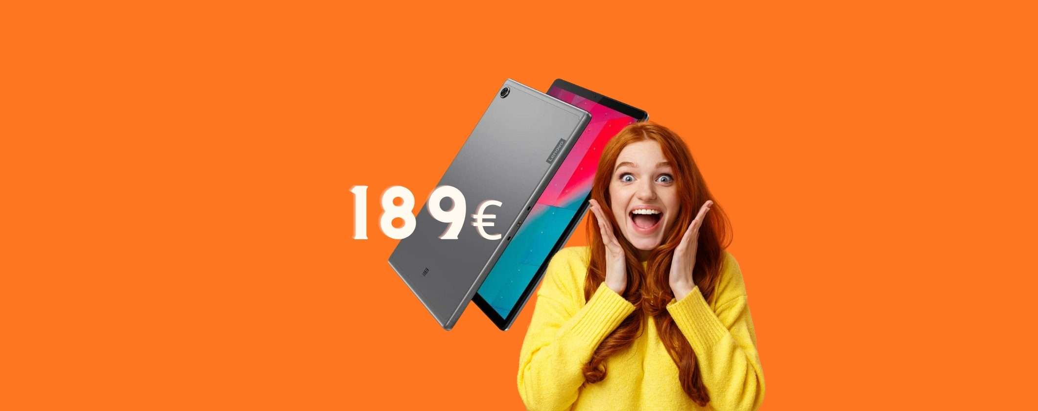 Lenovo Tab M10 Plus: la perfezione a soli 189€, solo su eBay