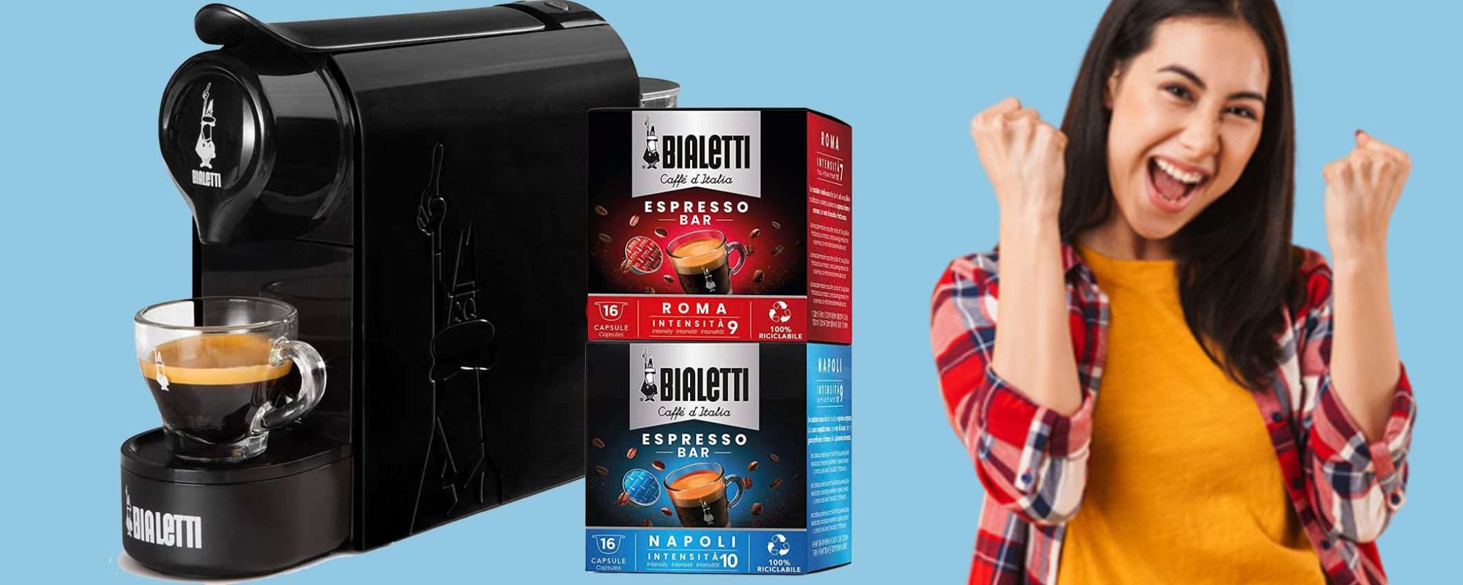 Macchina per caffè Bialetti Gioia: il vero espresso italiano a casa tua(-18%)