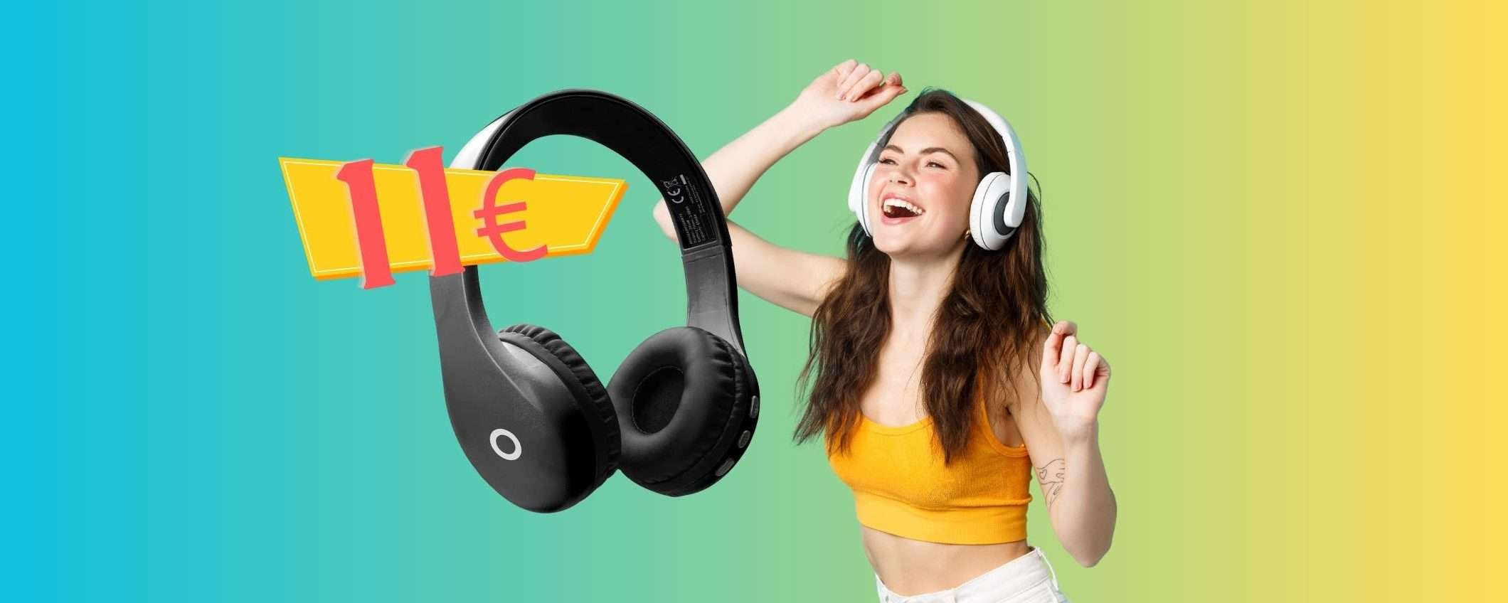 OFFERTA da perdere la testa su Amazon: cuffie wireless a 11€ (-60%)