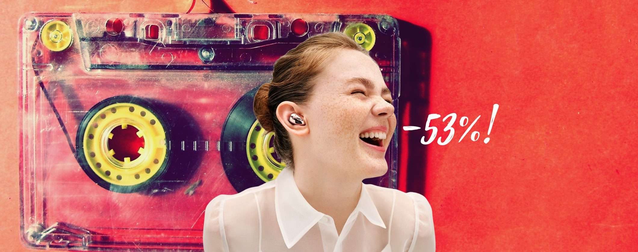 Samsung Galaxy Buds Live: prezzo DIMEZZATO su MediaWorld