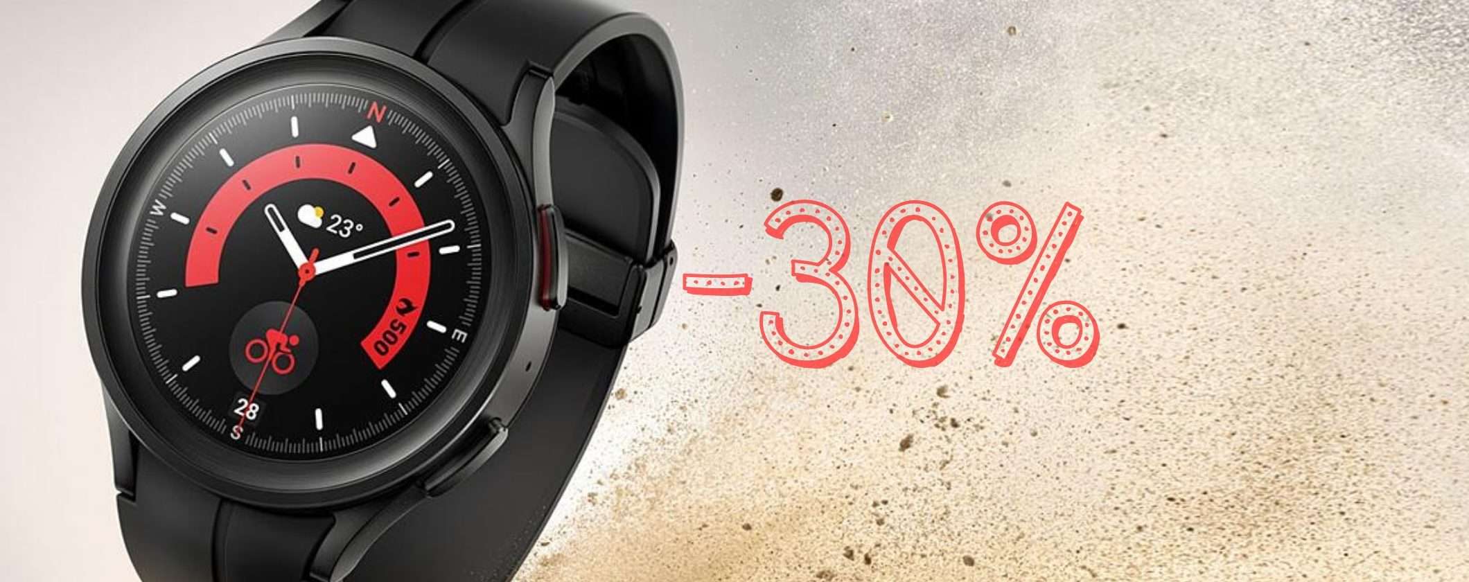 Samsung Galaxy Watch5 Pro: 30% di SUPER SCONTO su Unieuro