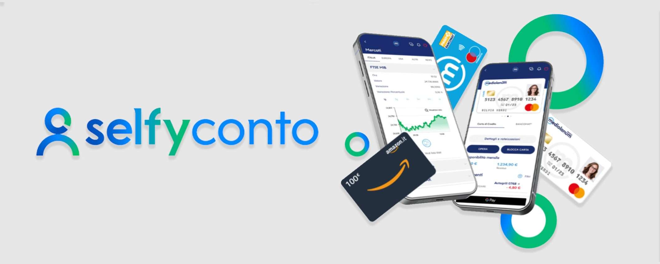 Regalati un buono Amazon da 100€: ti basta aprire un SelfyConto