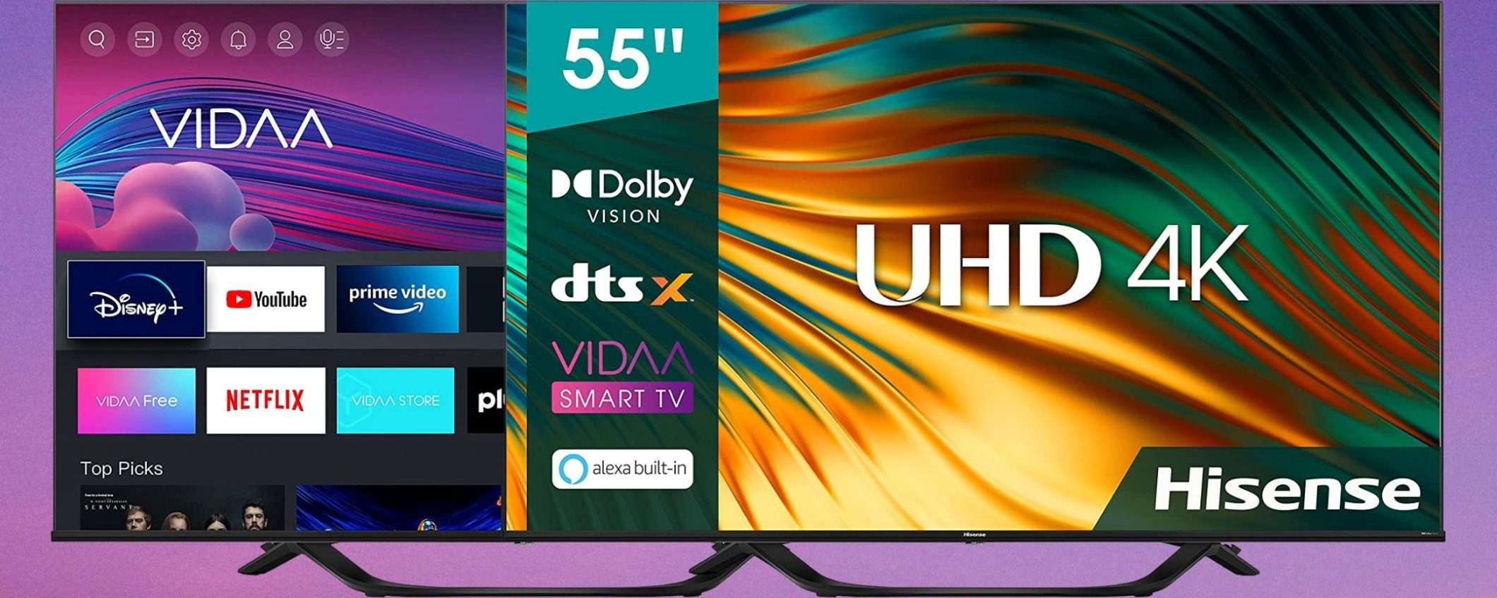 Smart TV 4K Hisense 55