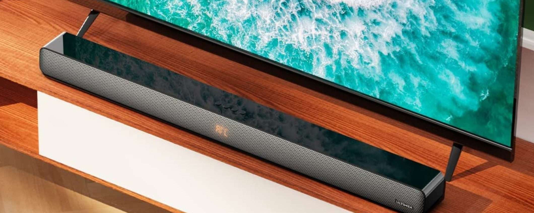 Un MOSTRO di soundbar 100W a prezzo inspiegabilmente basso su Amazon (61€)