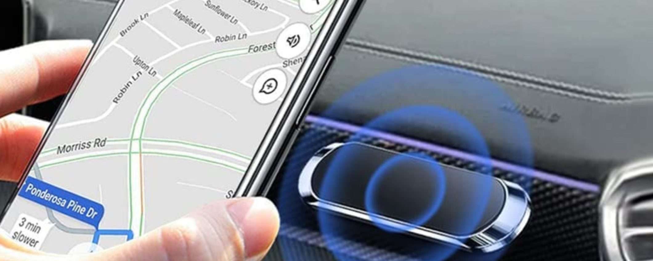 Torna a 5€ il porta smartphone per auto INVISIBILE cha ha conquistato Amazon