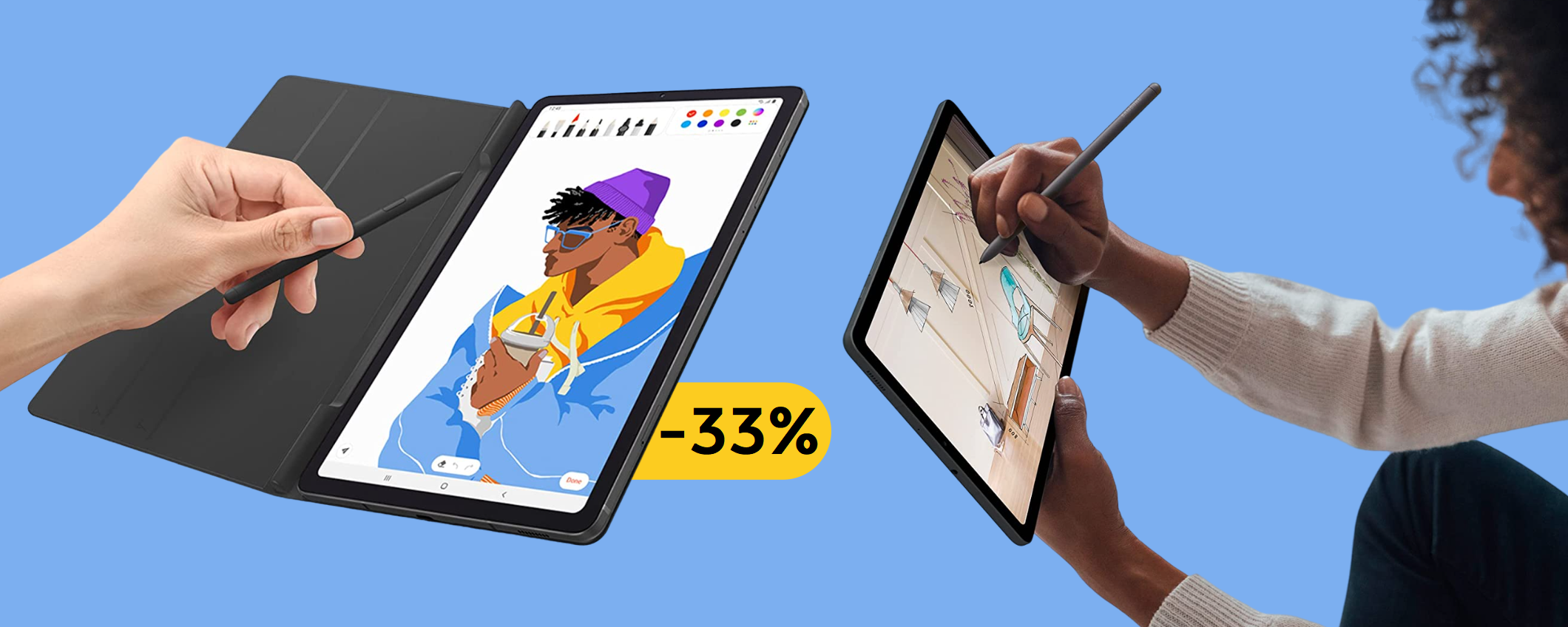 Tablet Samsung con S Pen: il prezzo PRECIPITA su Amazon (-144€)