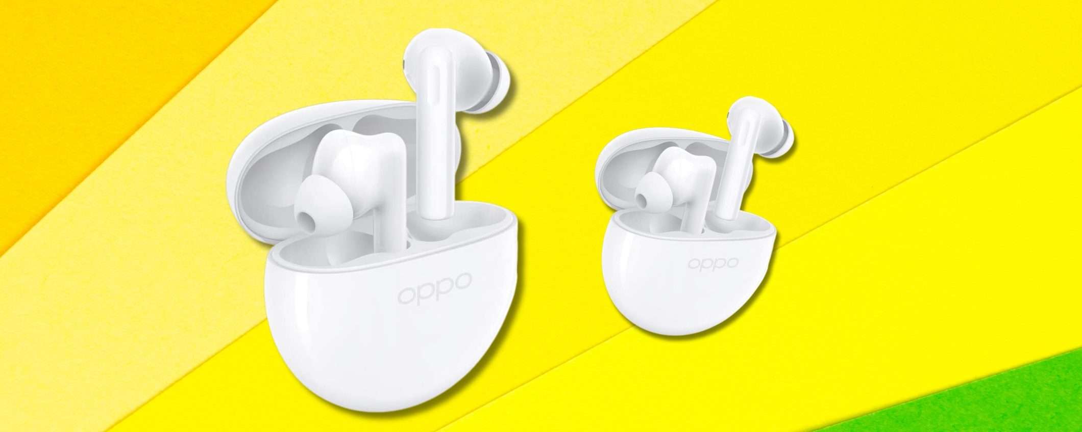 Precipita il prezzo delle OPPO Enco Buds2, appena 20€ ma suono NITIDO