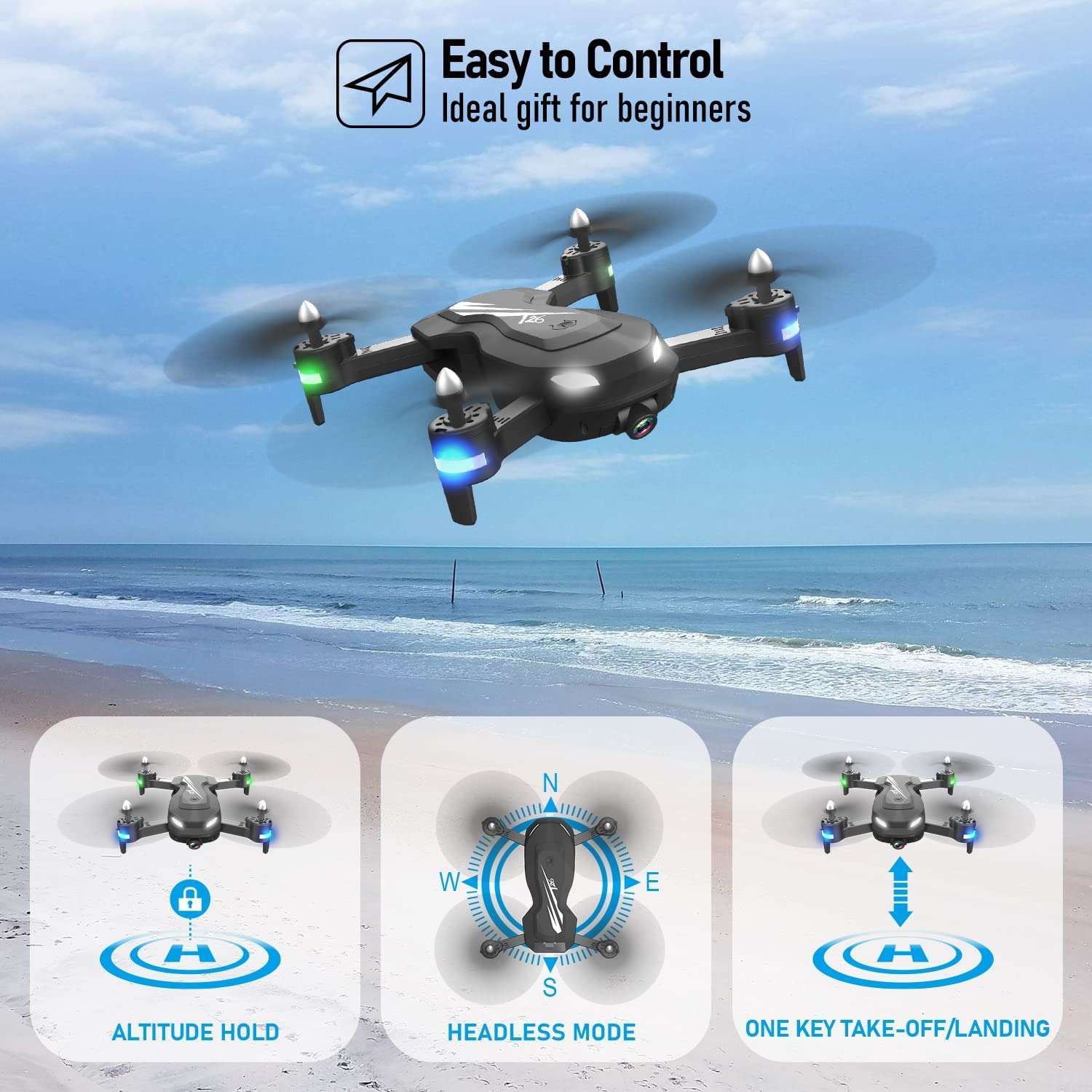 wipkviey-t26-drone-telecamera-doppio-sconto-amazon-facile