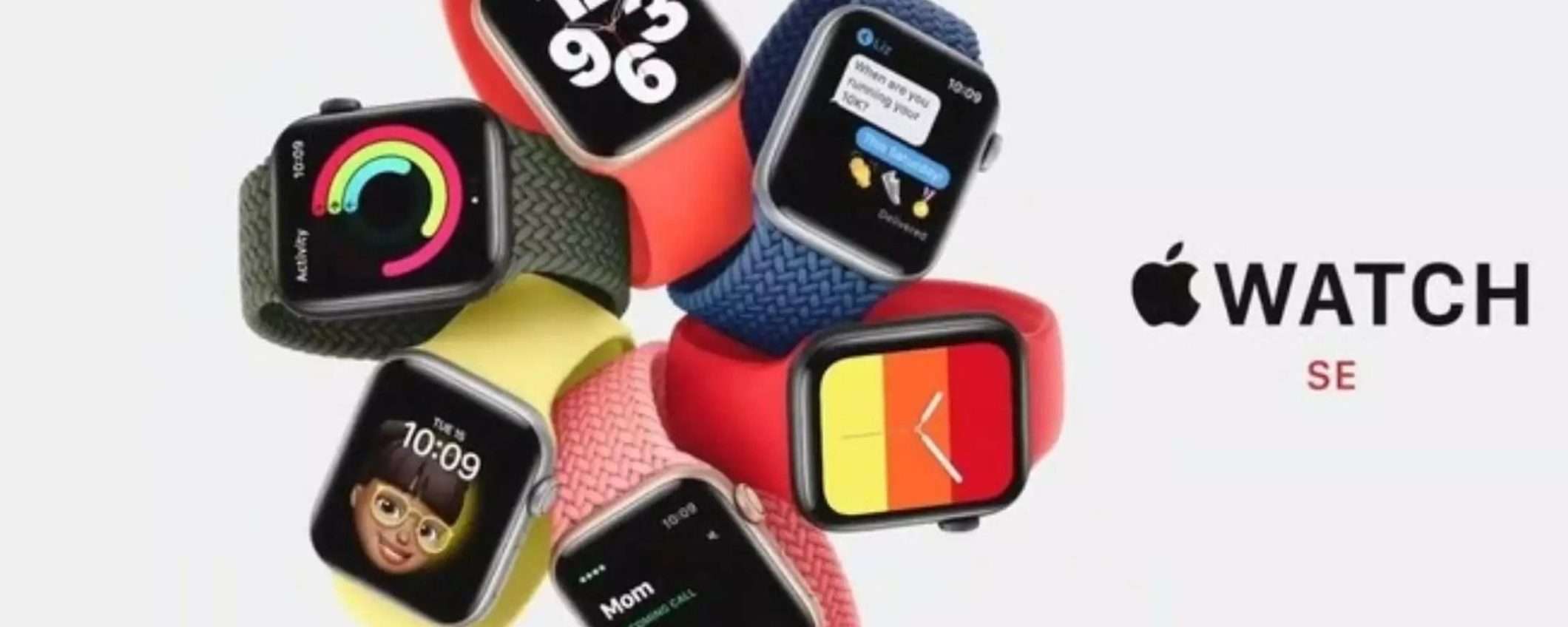 Apple Watch SE (2022) 40 mm a meno di 250€ su Amazon: FOLLIA, correte a prenderlo