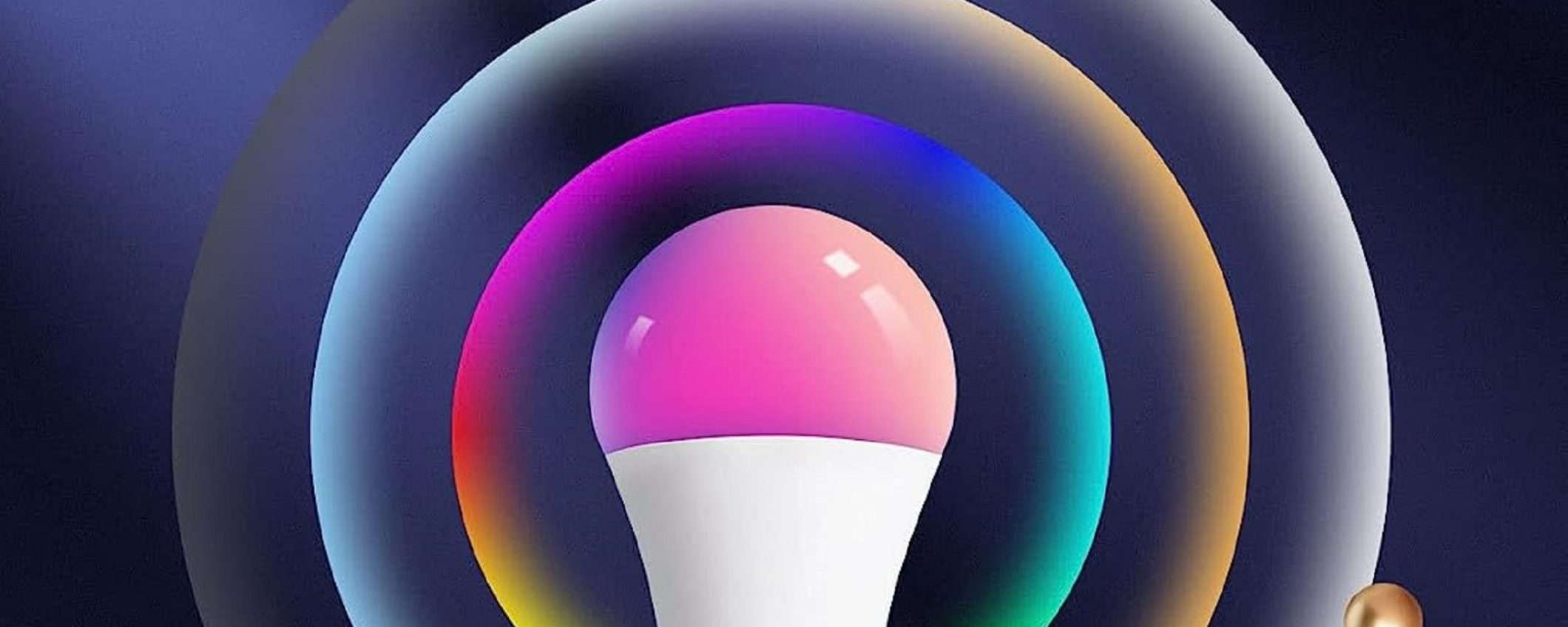 Lampadina multicolore Smart Aigostar: doppio sconto e prezzo WOW (6€)