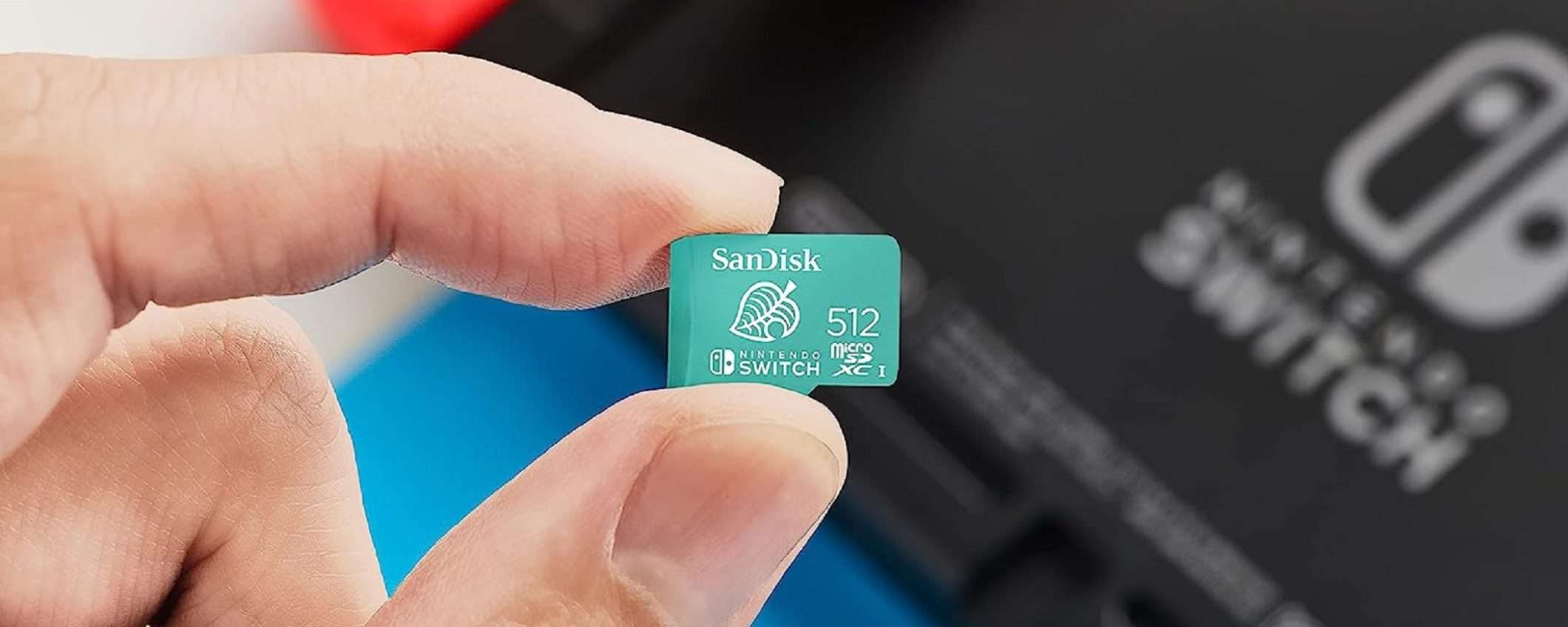 Scheda SanDisk da 512GB per Nintendo Switch: prezzo PICCOLO PICCOLO per tanta memoria in più