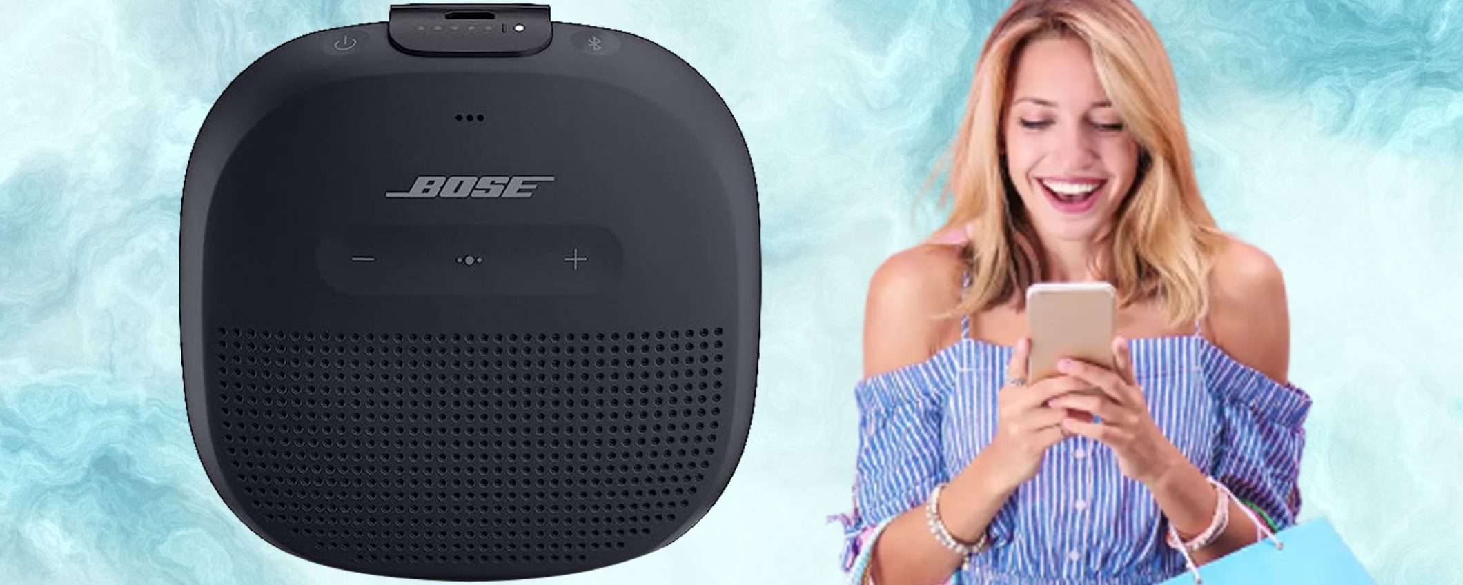 Bose SoundLink Micro impermeabile: speaker POTENTISSIMO al prezzo TOP (-29%)