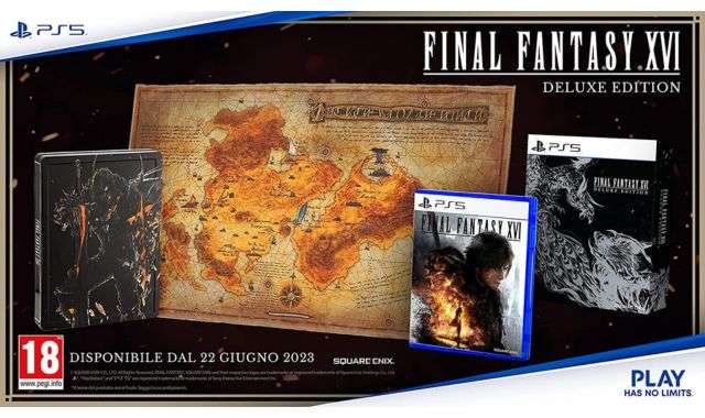 Contenuti Final Fantasy 16 Deluxe Edition