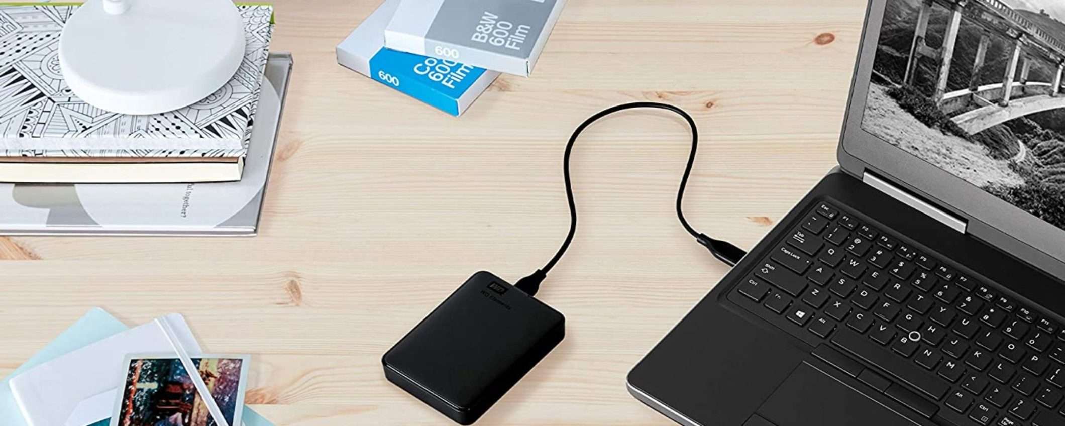 5TB di spazio con questo hard disk esterno in offerta su Amazon