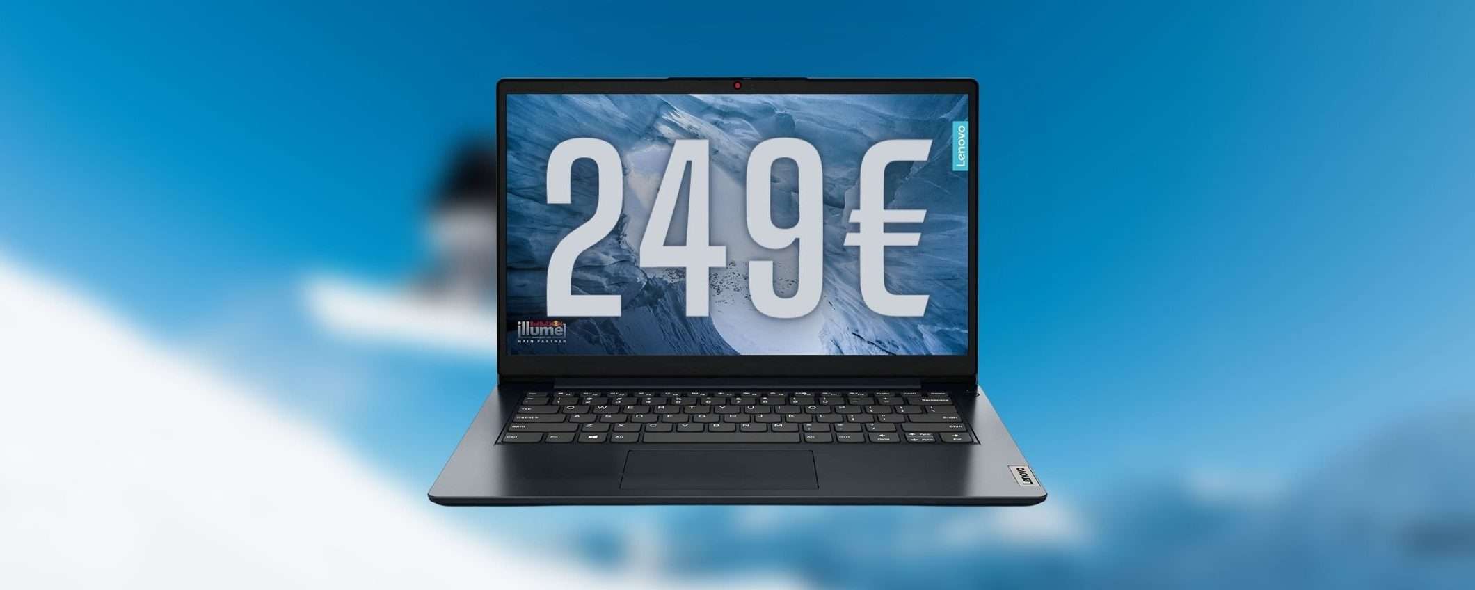 Lenovo IdeaPad 1: notebook perfetto per lavoro e studio a 249 euro