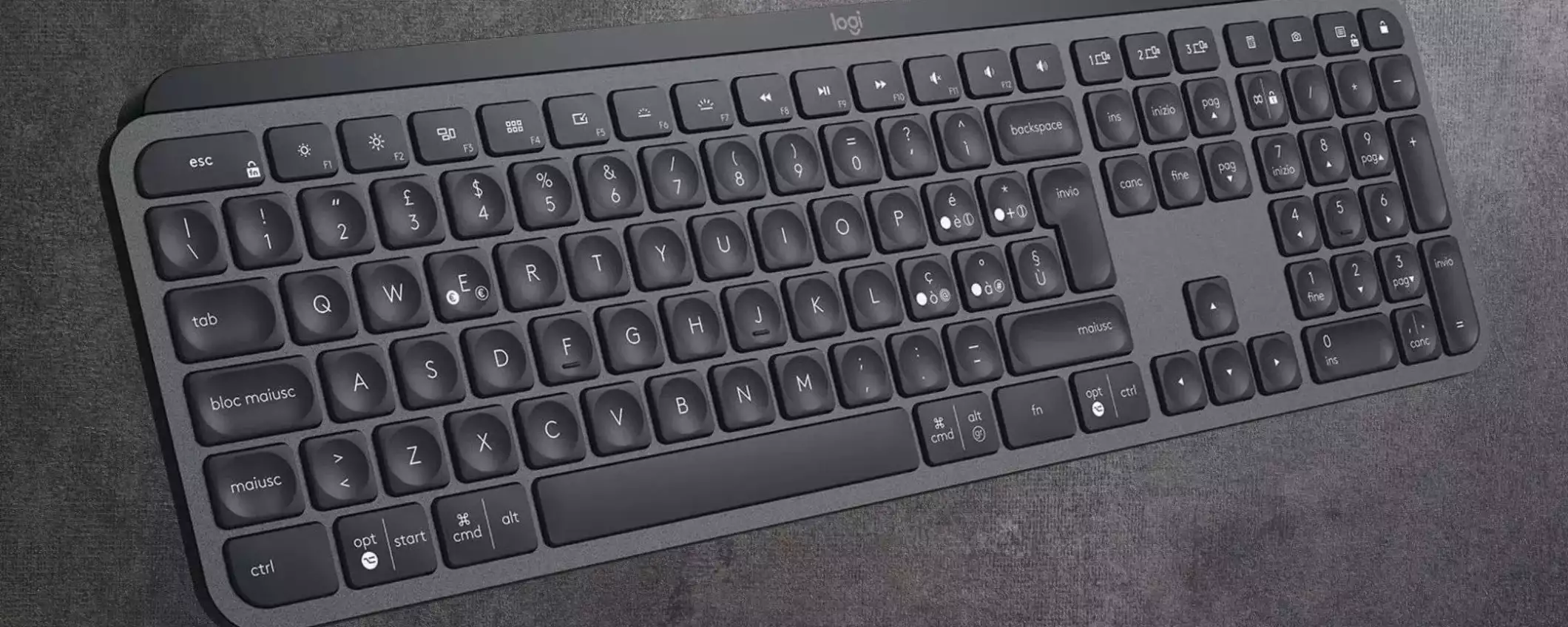 Logitech MX Keys: la tastiera wireless da acquistare immediatamente (-39%)