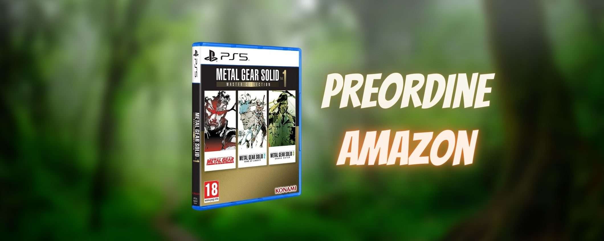 Metal Gear Solid Master Collection Vol. 1: preordini APERTI su Amazon