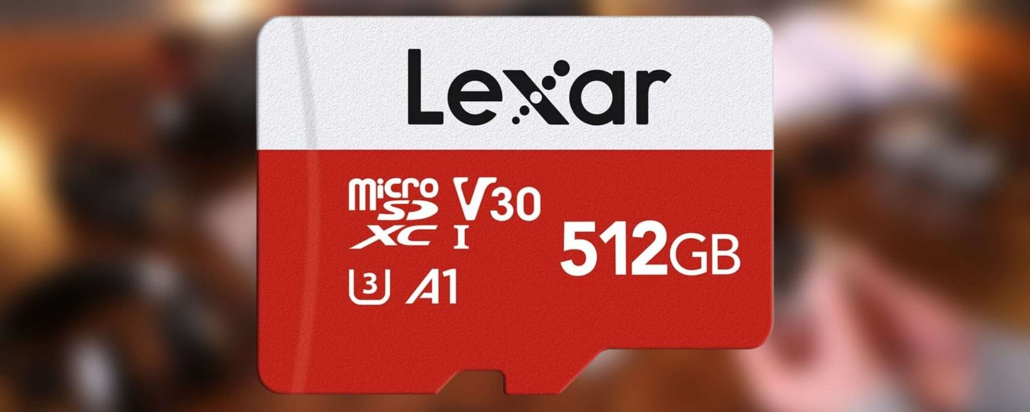 MicroSD velocissima da 512GB: il prezzo Amazon è una BOMBA