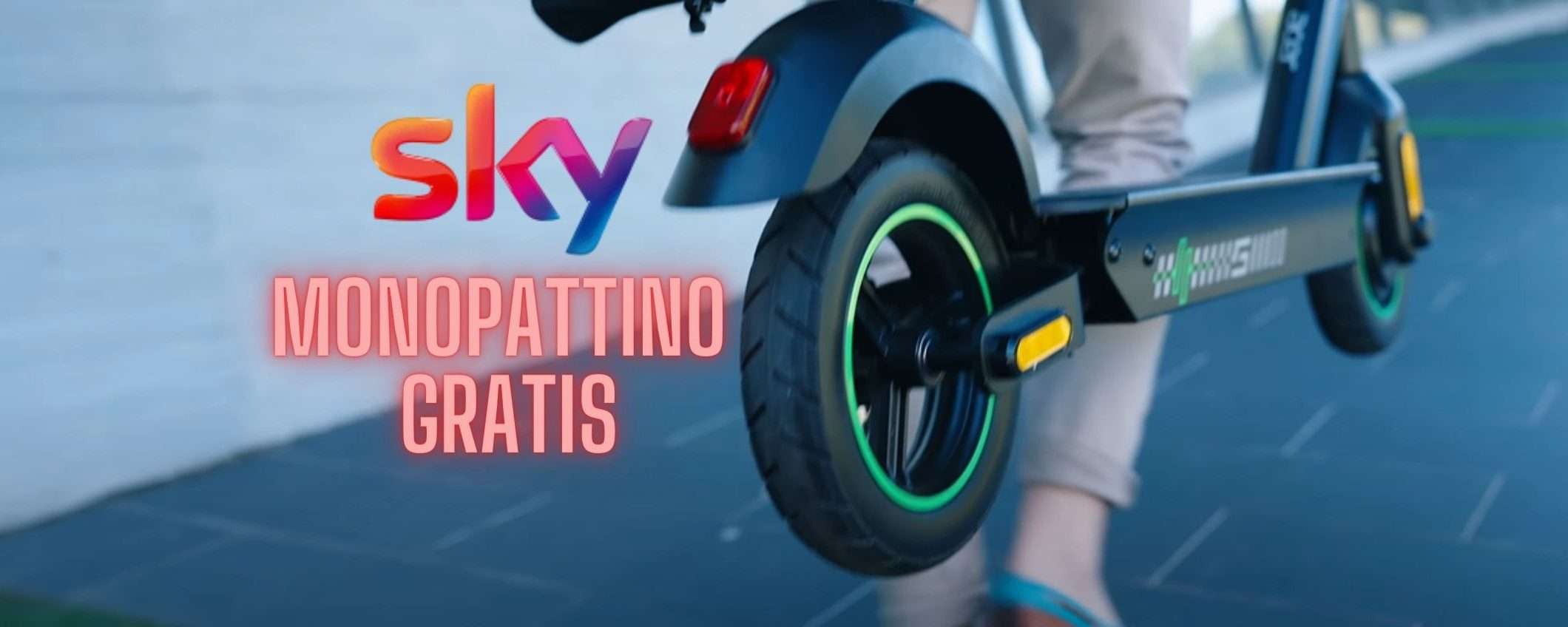 Sky ti regala un monopattino elettrico: la nuova incredibile offerta