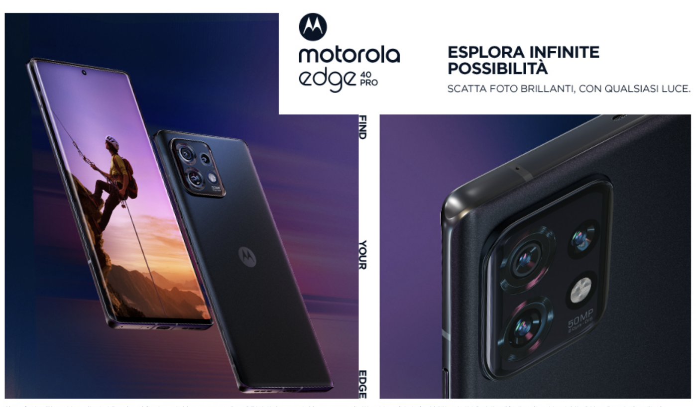 Motorola Edge 40 Pro in offerta su Amazon: risparmi quasi 200€