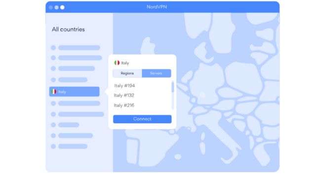 NordVPN server Italia