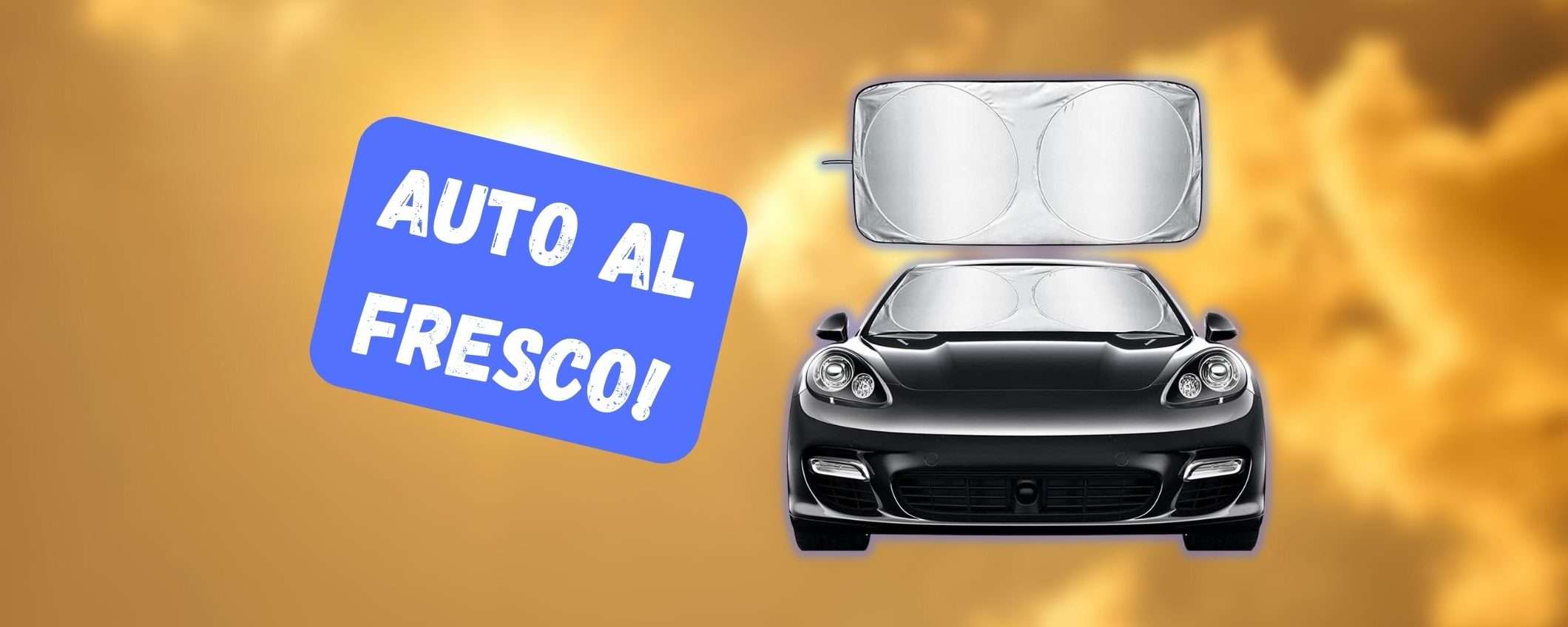 Lasci l'auto sotto al sole? Questo PARASOLE in offerta la mantiene FRESCA