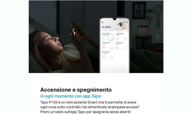 Presa smart TP-Link Tapo P105