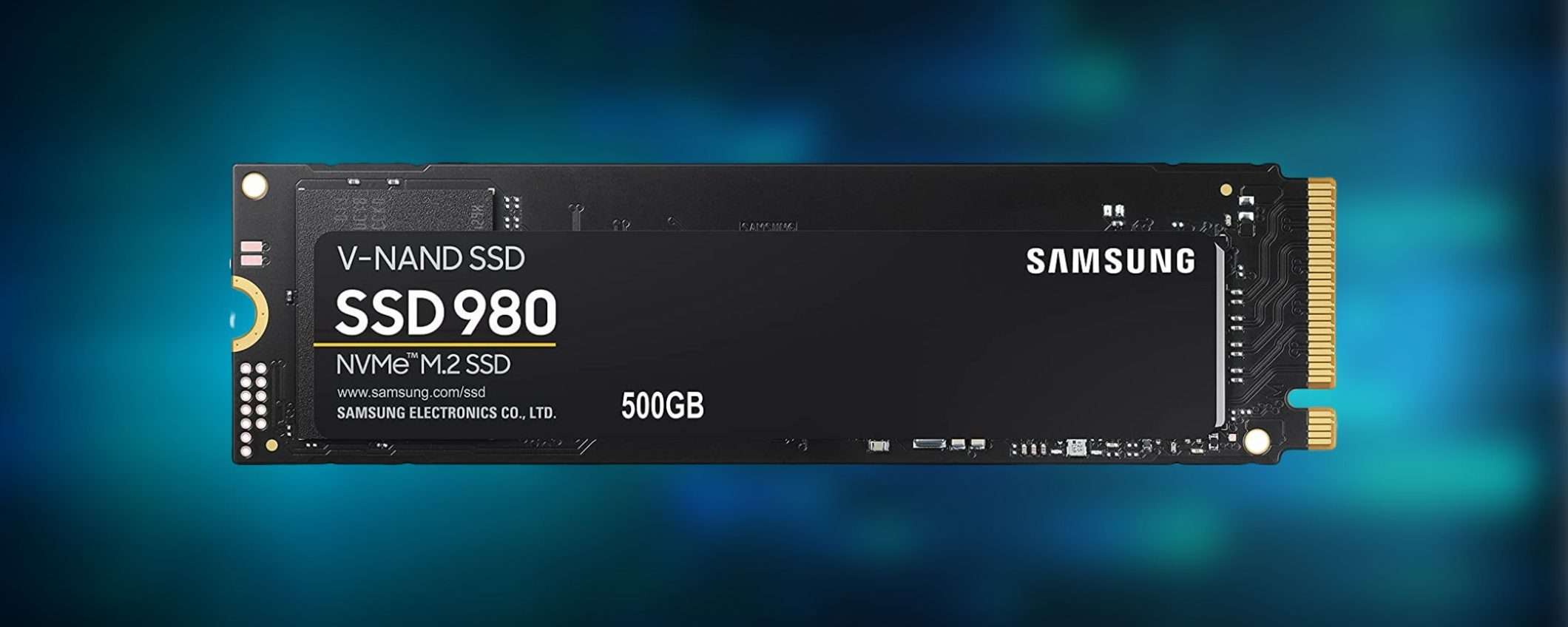 SSD Samsung NVMe 500GB: il prezzo scende sotto i 40€ su Amazon