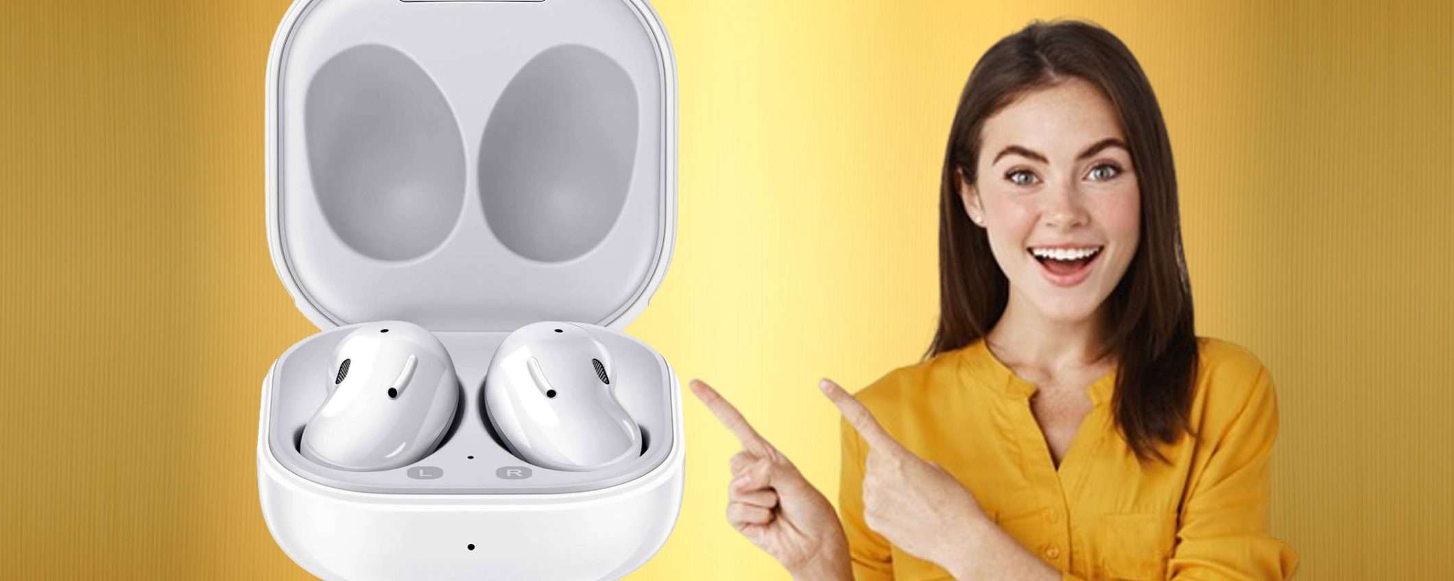 Samsung Galaxy Buds Live scontati del 58%: offerta BOMBA