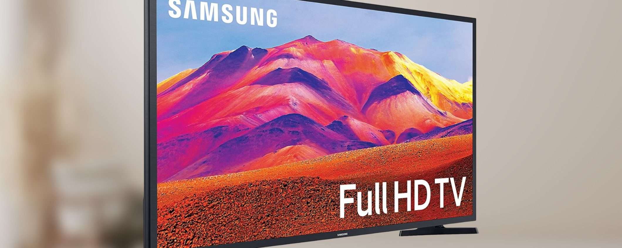 Smart TV Samsung per cucina o camera da letto: questo modello 2023 è in super sconto