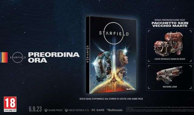 Starfield preordini bonus