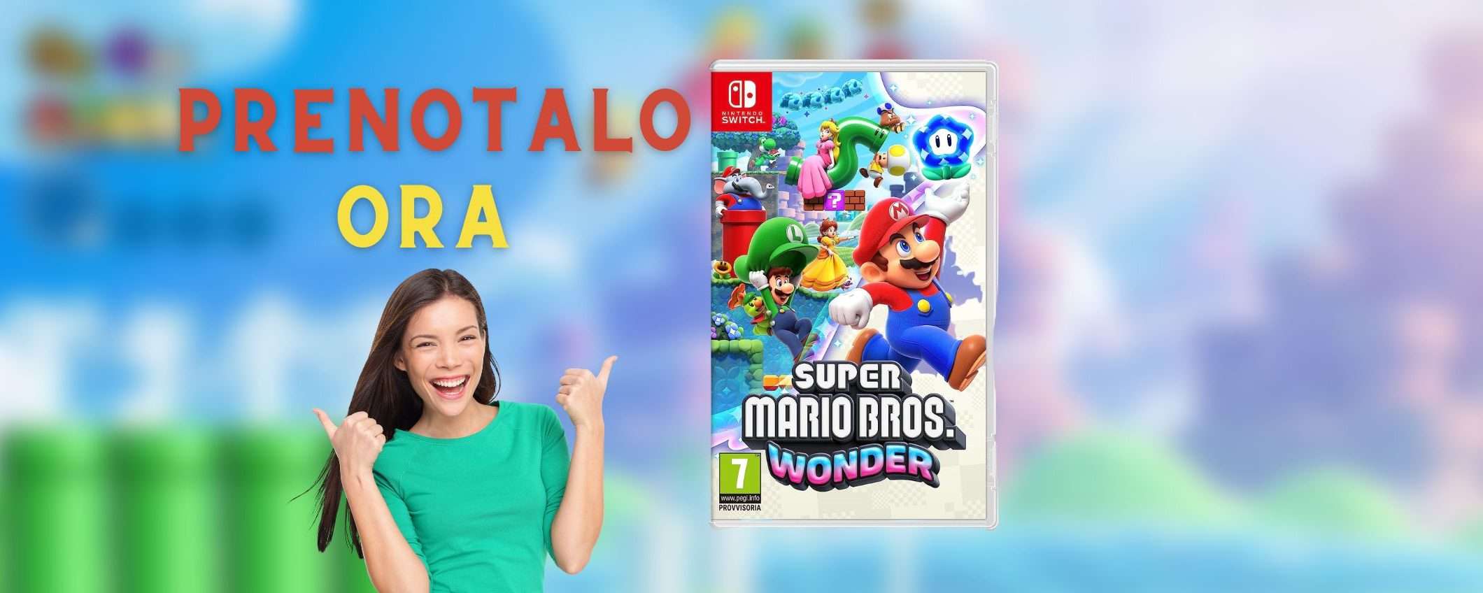 Super Mario Bros. Wonder per Switch: prenotalo ADESSO su Amazon