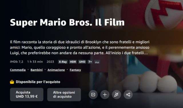 Super Mario Bros il Film Prime Video