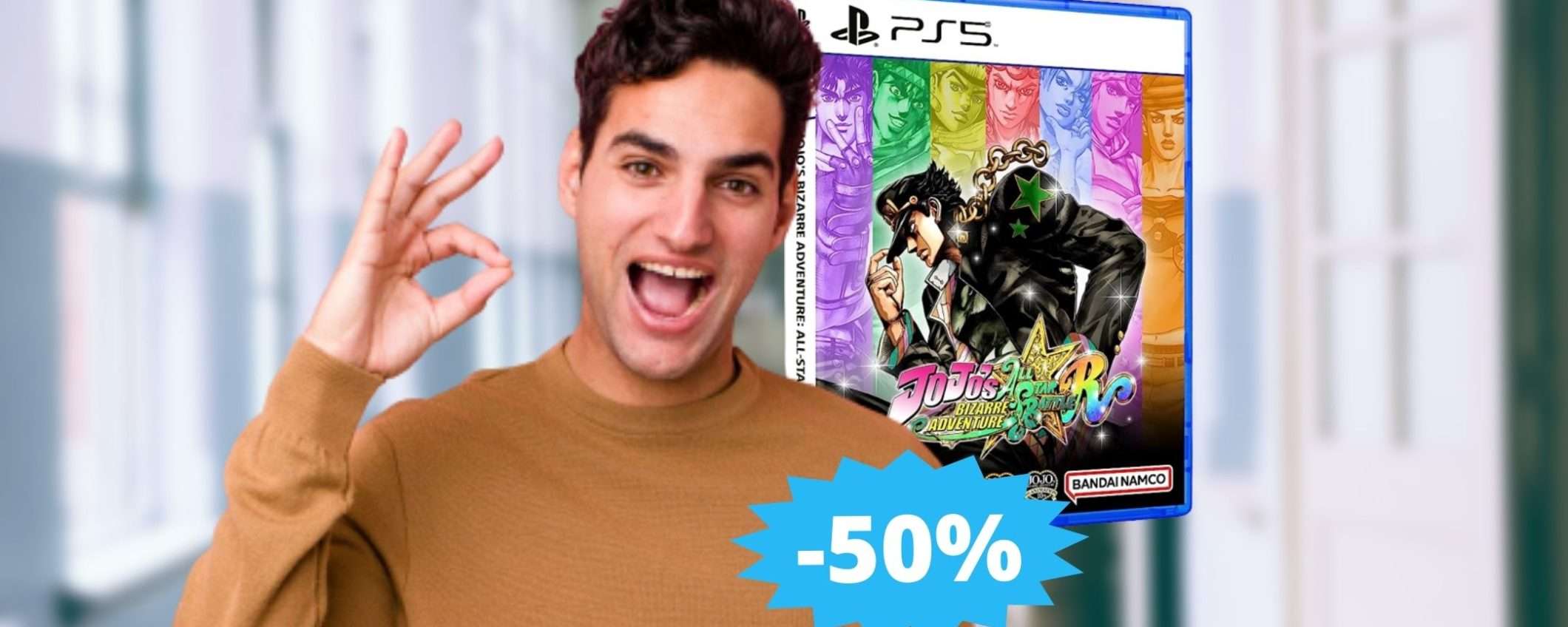 JoJo's Bizarre Adventure: All Star Battle R PS5 - sconto FOLLE del 50%