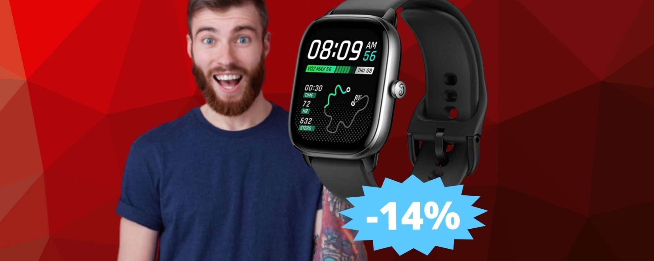 Amazfit GTS 4 Mini: alta qualità ad un piccolo prezzo (-14%)