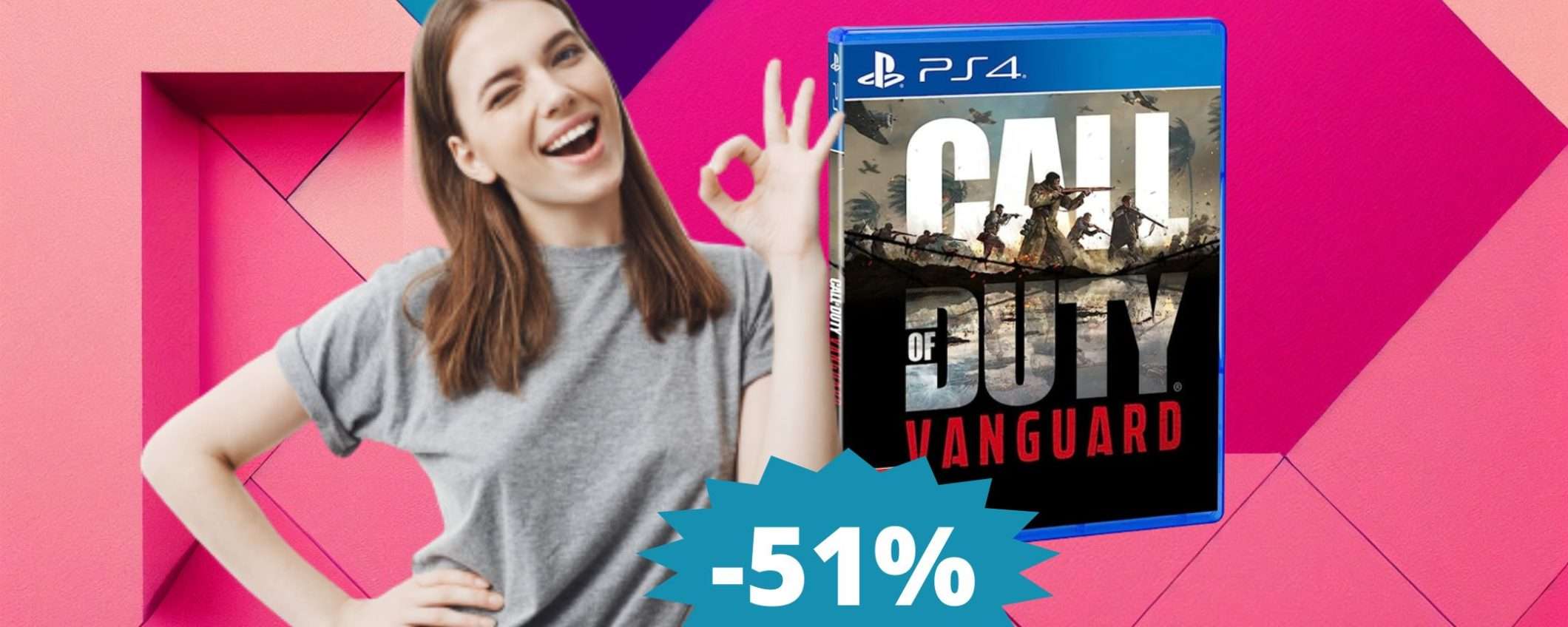 Call Of Duty Vanguard PS4: sconto IMPERDIBILE del 51%