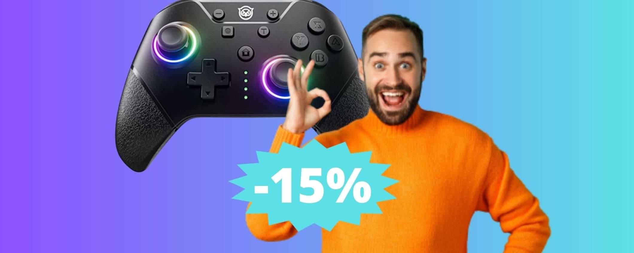 Controller per Nintendo Switch: offerta per il più venduto su Amazon