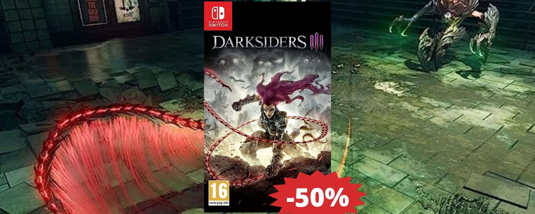 Darksiders III: un'epica avventura per Switch in MEGA sconto del 50%