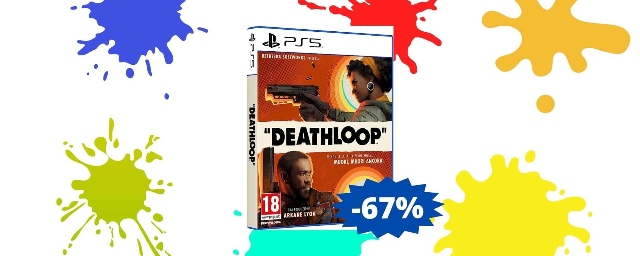 Deathloop PS5: prezzo BOMBA su Amazon per il gioco rivoluzionario