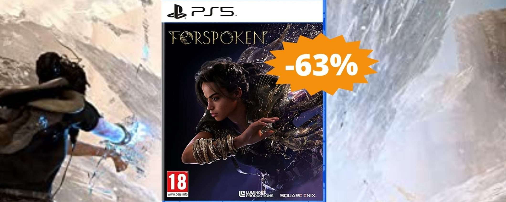 Forspoken PS5: un'epica avventura fantasy con lo sconto FOLLE del 63%